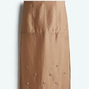 Embellished sheer skirt - NWT